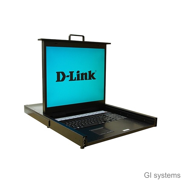 D-Link DKVM-IP16LCD/A2A 16-портовый переключатель KVM-over-IP