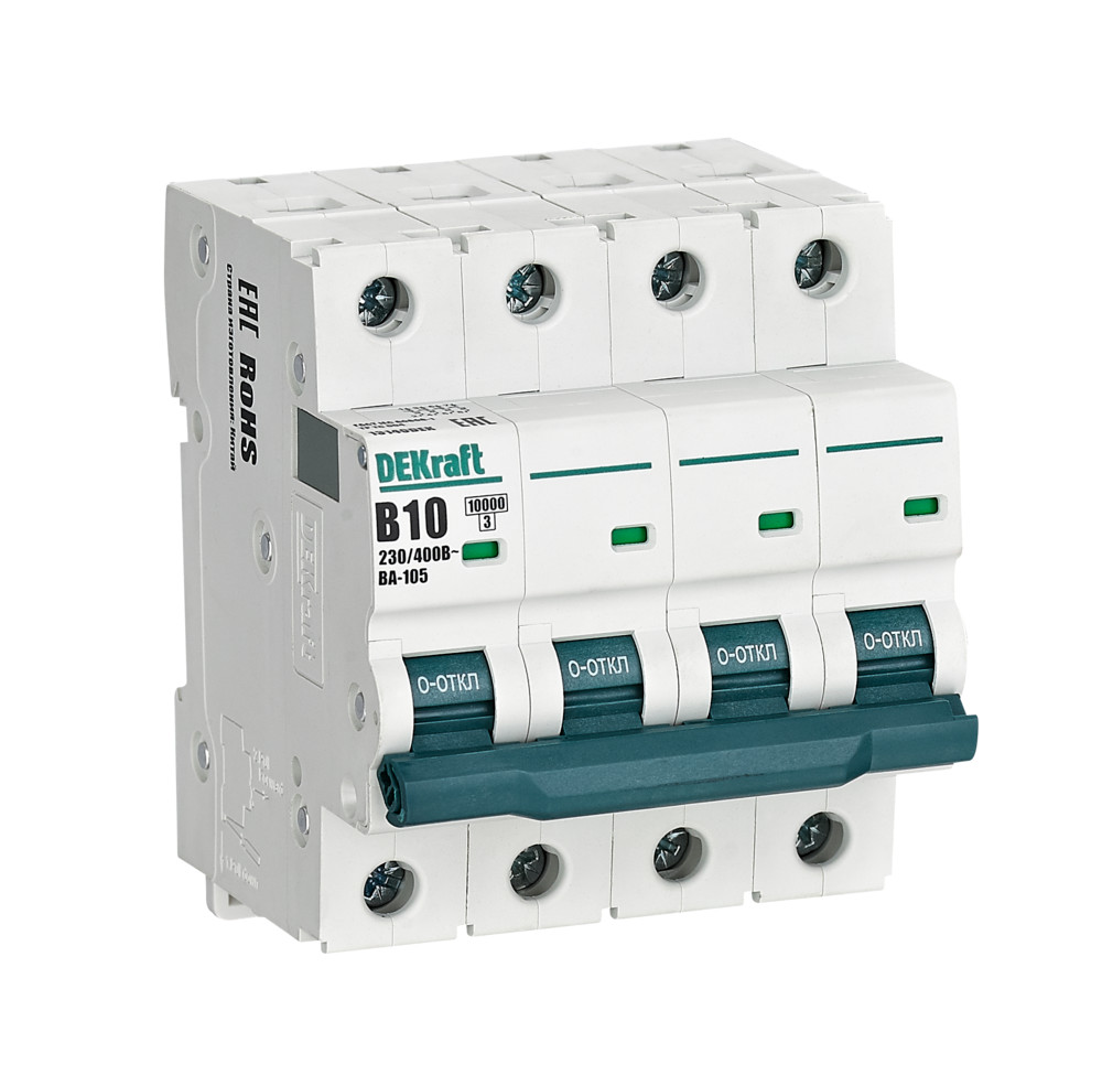 ВА-105 4P 10А B 10кА (13140DEK)