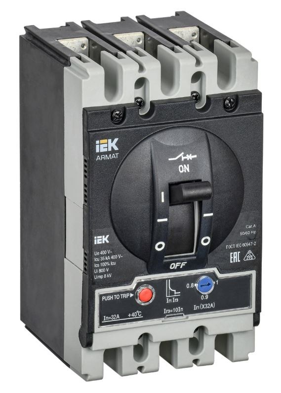 Автоматический выключатель в литом корпусе 3P S 32A 35kA (AR-MCCB-3S-035-0032A-ATUC)