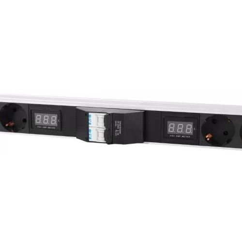 REM Вертикальный блок розеток Rem-32 на 2 контура по 8 Schuko, 4 IEC 60320 C19
