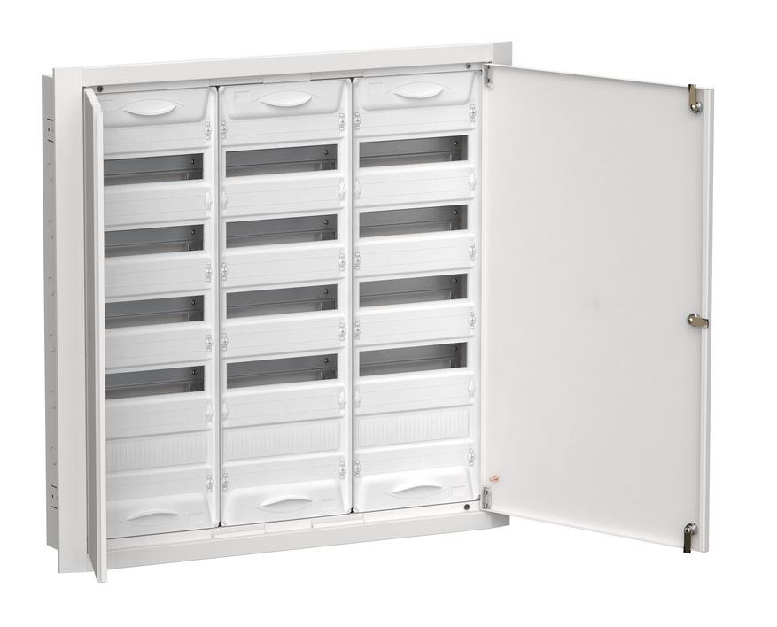 Корпус металлический встраиваемый TITAN 5 ЩРв-180 (3х60) 880х885х130 IP31 одна дверь белый (TI5-50-V-3х060-31)