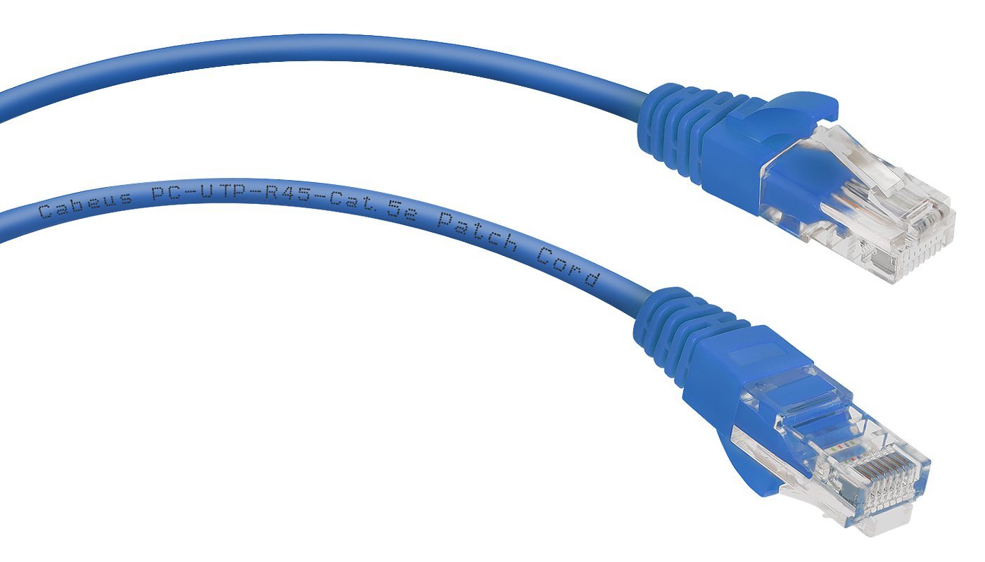 PC-UTP-RJ45-Cat.5e-0.3m-BL (7662c), синий