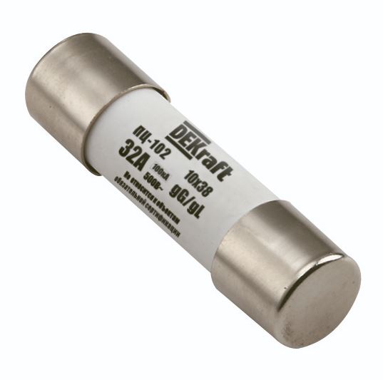 Предохранитель цилиндрич. 6A 10х38 ПЦ-102 (21362DEK)