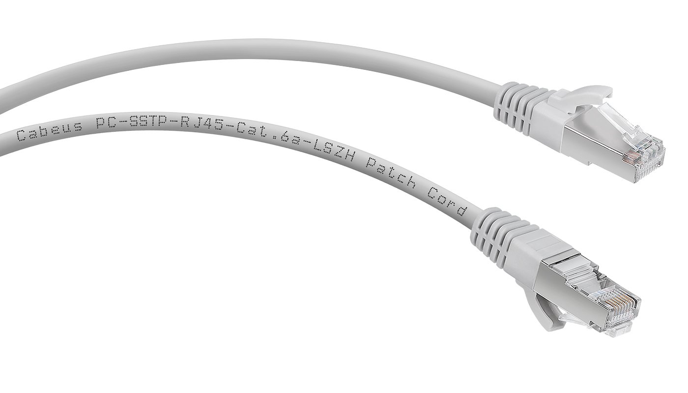PC-SSTP-RJ45-Cat.6a-10m-LSZH (7906c), серый