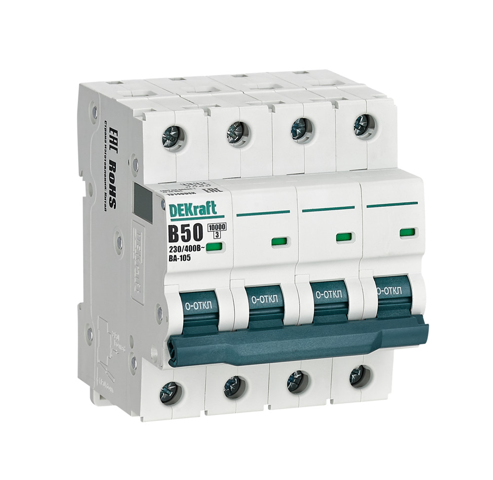 ВА-105 4P 50А B 10кА (13146DEK)