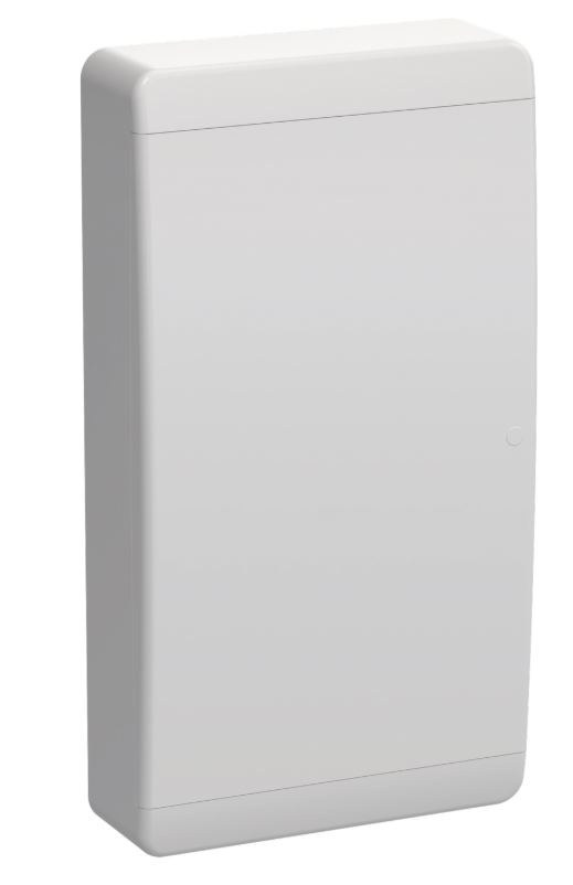 Корпус пластиковый TEKFOR ЩРН-П-36 IP41 белая дверь (TF5-KP13-N-36-41-K01-K01)